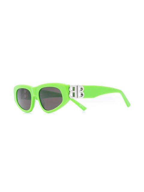 Balenciaga Eyewear BB0095S Cateye Sunglasses - Green - zdjęcie produktu nr 2