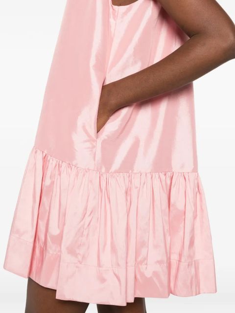 Simkhai Hope ruffled halterneck mini dress - Pink