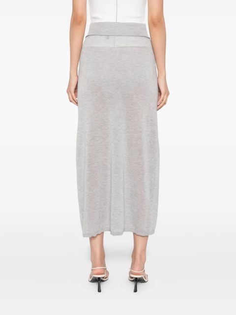 TOTEME knitted skirt - Grey - zdjęcie produktu nr 2