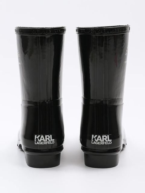 Karl Lagerfeld kalosze KALOSH damskie kolor czarny KL47075S