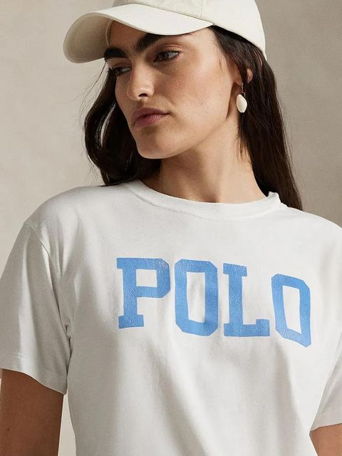 Polo Ralph Lauren t-shirt bawełniany damski kolor biały 211965096