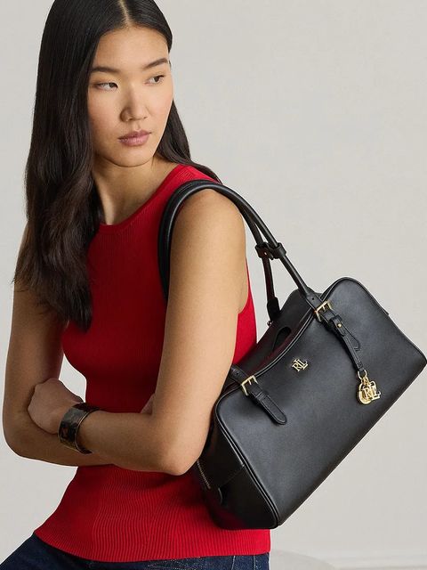 Lauren Ralph Lauren torebka skórzana