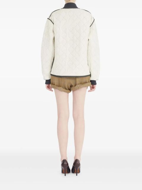 Maison Margiela quilted bomber jacket - White