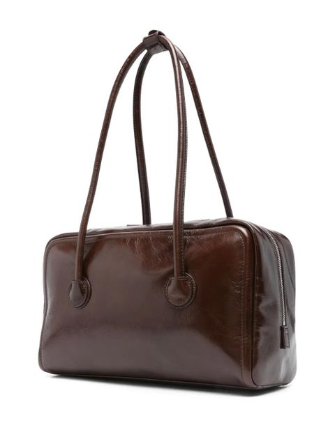 Marge Sherwood Boston leather shoulder bag - Brown - zdjęcie produktu nr 2