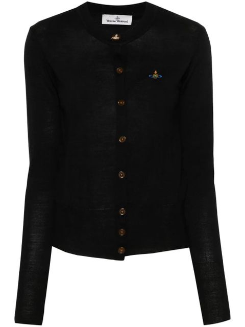 Vivienne Westwood Orb-embroidered cardigan - Black - zdjęcie produktu nr 1