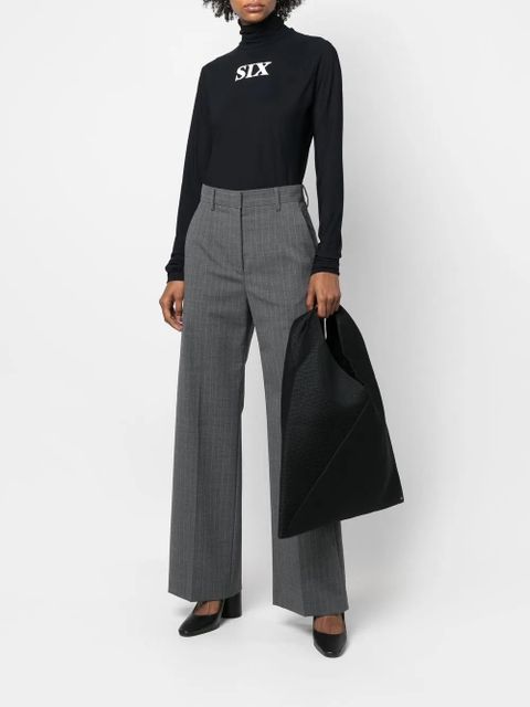 MM6 Maison Margiela Japanese leather tote bag - Black - zdjęcie produktu nr 2