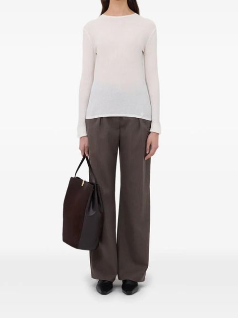 LouLou de Saison Ortigia round-neck top - Neutrals - zdjęcie produktu nr 2