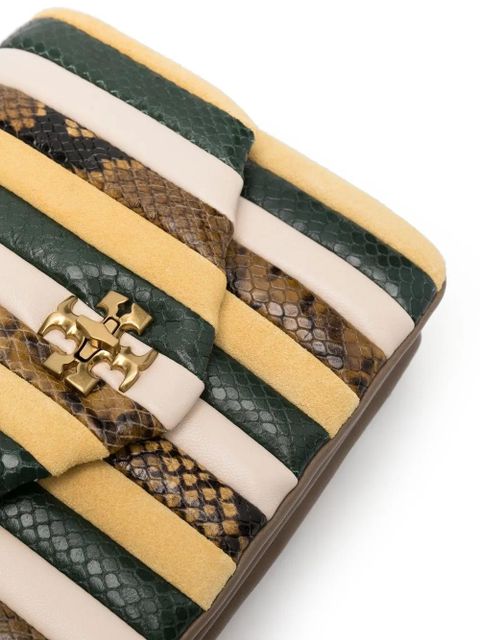 Tory Burch Kira striped crossbody bag - Yellow