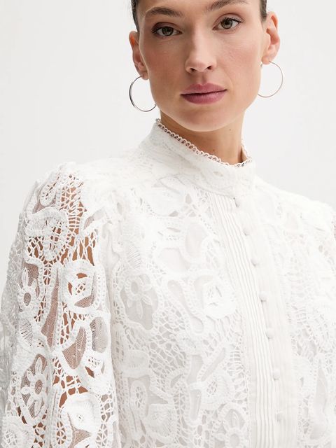 Bardot bluzka damska kolor biały wzorzysta 59730TB3