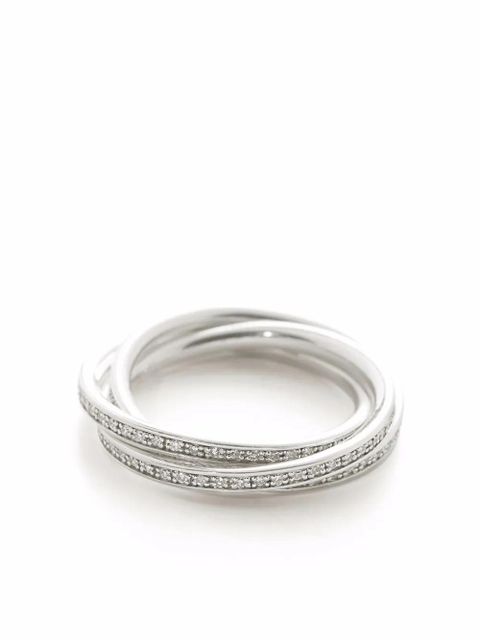 Monica Vinader sterling silver diamond wedding ring - zdjęcie produktu nr 1