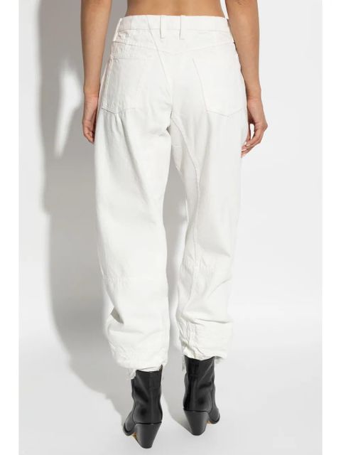 Jil Sander straight-leg trousers - White