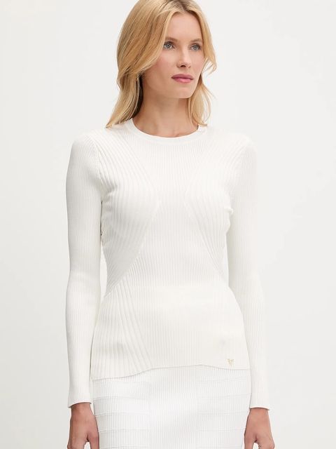 Guess sweter HANNA damski kolor biały W5YR08 Z0040 - zdjęcie produktu nr 1