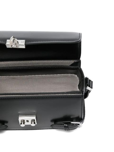 Eleh buckle-detail cross-body bag - Black