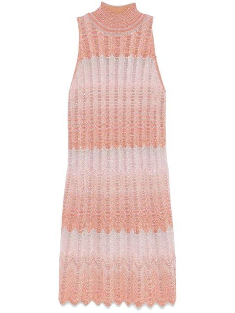 Missoni Greek-motif mini dress - Pink - zdjęcie produktu nr 1