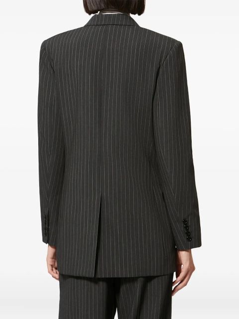 ISABEL MARANT Jevima pinstripe double-breasted blazer - Grey