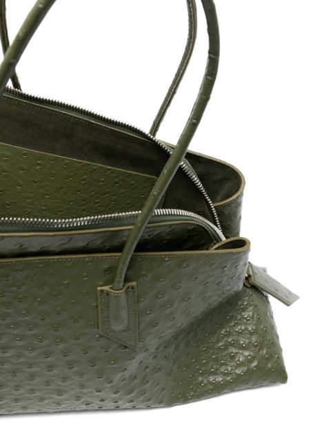 The Attico medium La passeggiata leather tote bag - Green