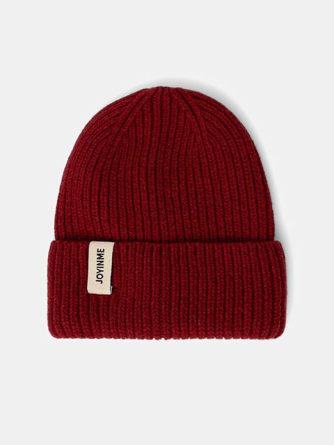 JOYINME czapka wełniana Warm Thoughts kolor bordowy z grubej dzianiny wełniana Warm Thoughts - zdjęcie produktu nr 1