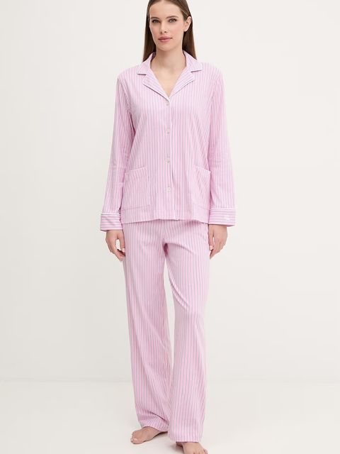 Lauren Ralph Lauren piżama bawełniana - zdjęcie produktu nr 2
