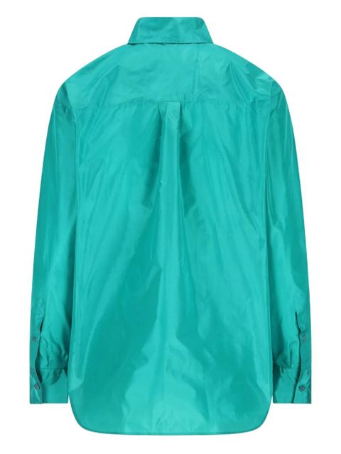 FENDI silk long-sleeve shirt - Blue - zdjęcie produktu nr 2