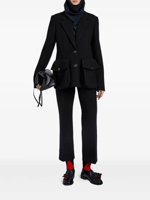 Proenza Schouler belt-loops tailored trousers - Black - zdjęcie produktu nr 2