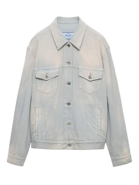 Prada cotton jacket - Blue - zdjęcie produktu nr 1