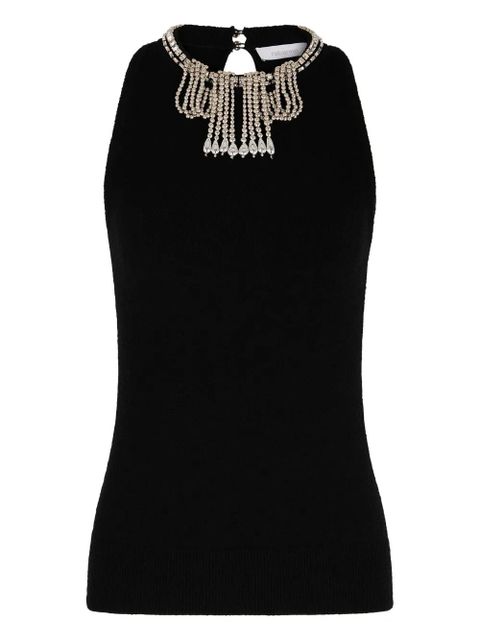 Rabanne jeweled-embroidered top - Black - zdjęcie produktu nr 1