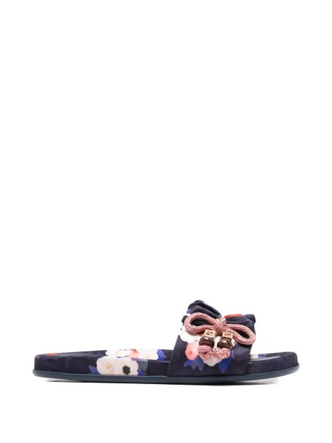 FENDI floral-print sandals - Blue - zdjęcie produktu nr 1