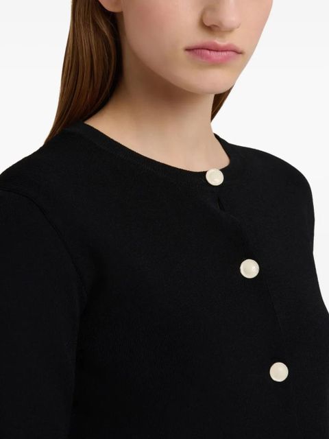 Marni button-front long-sleeve cardigan - Black