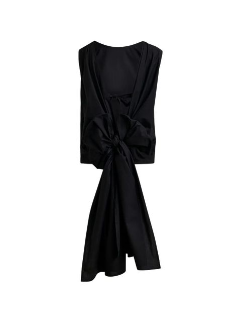 Essentiel Antwerp back-tie top - Black