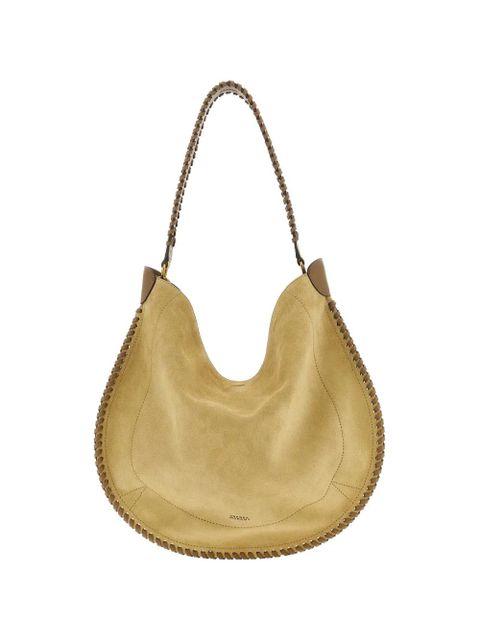 ISABEL MARANT Oskan Hobo Soft suede shoulder bag - Neutrals - zdjęcie produktu nr 1