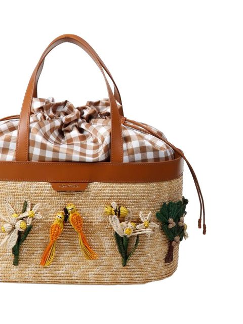 Aquazzura Birdsong tote bag - Neutrals