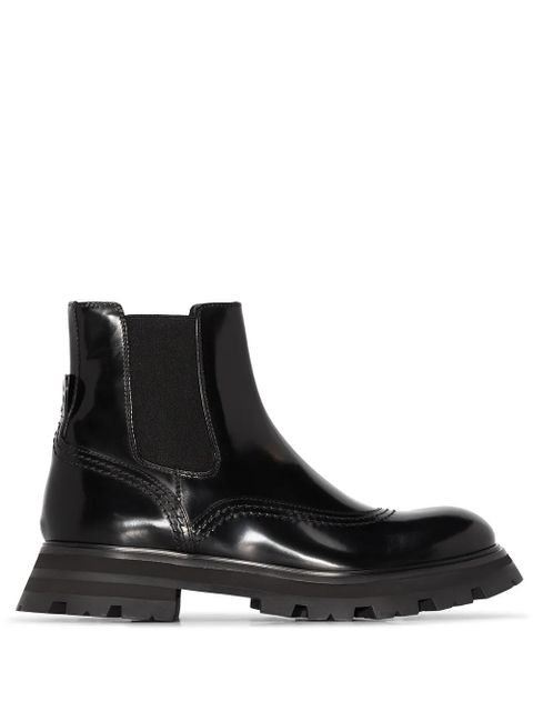 Alexander McQueen chunky-sole Chelsea boots - Black - zdjęcie produktu nr 1