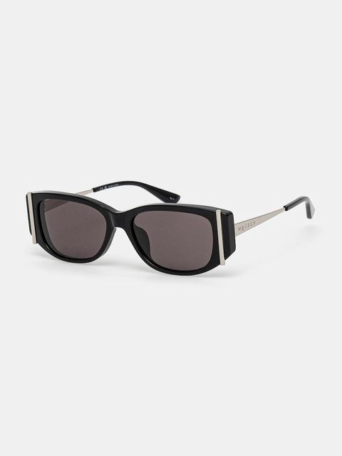 Alexander McQueen okulary przeciwsłoneczne damskie kolor czarny AM0494SA - zdjęcie produktu nr 1