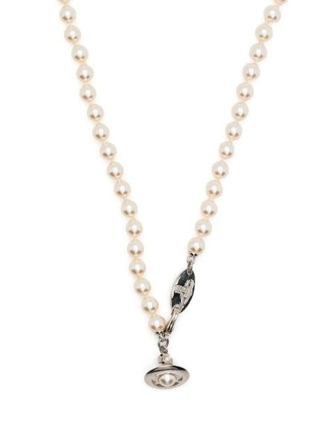 Vivienne Westwood faux-pearl necklace - Neutrals - zdjęcie produktu nr 1