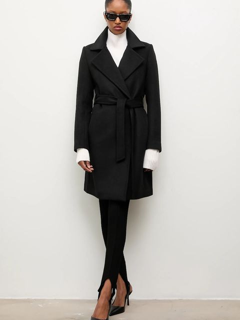 Answear Lab płaszcz wełniany