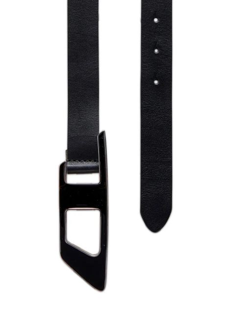 Diesel B-Dlogo II leather belt - Black - zdjęcie produktu nr 2
