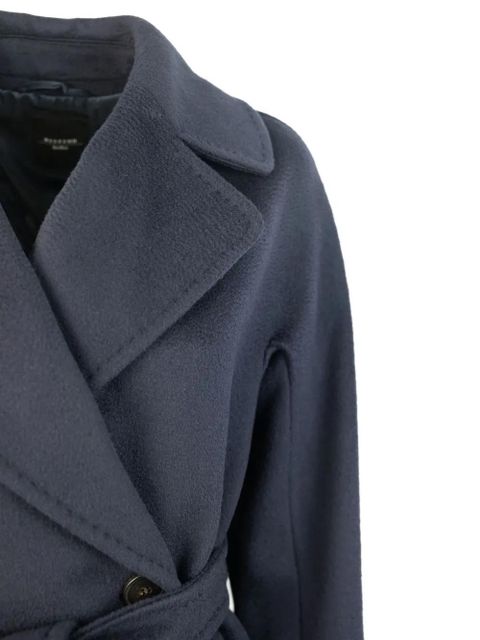 Weekend Max Mara virgin wool double-breasted coat - Blue