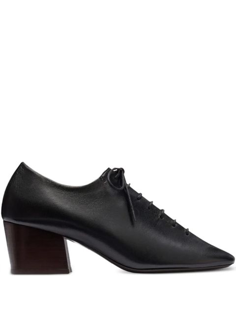 LEMAIRE 55mm Souris lace-up pumps - Black - zdjęcie produktu nr 1
