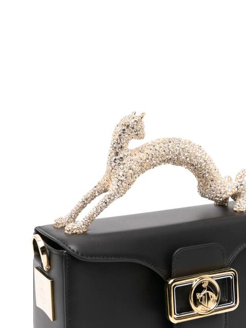 Lanvin rhinestone-embellished tote bag - Black