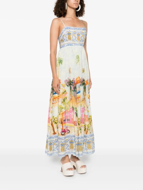 FARM Rio Aracati maxi dress - Blue