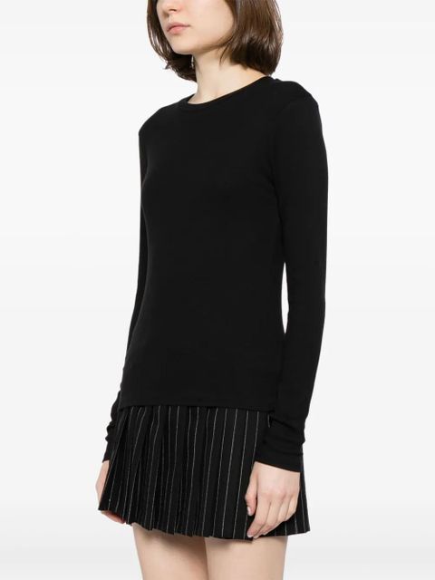 Reformation Davy organic-cotton T-shirt - Black