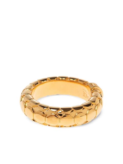 Versace Greca-engraved ring - Gold