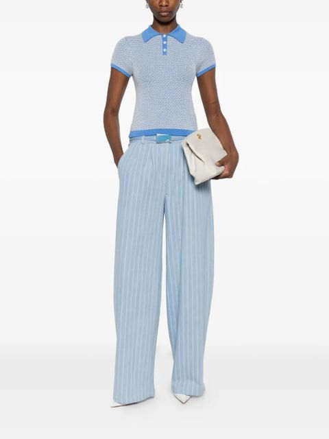 Rowen Rose wide-leg jeans - Blue - zdjęcie produktu nr 2