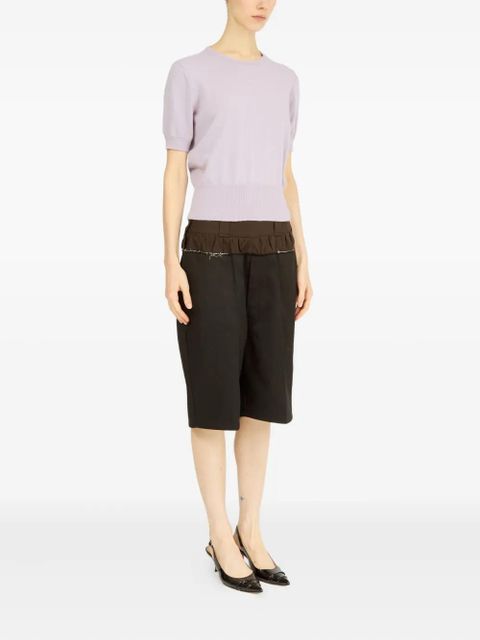 Maison Margiela virgin wool top - Purple