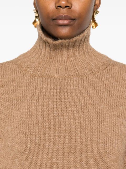 Jil Sander high-neck sweater - Brown