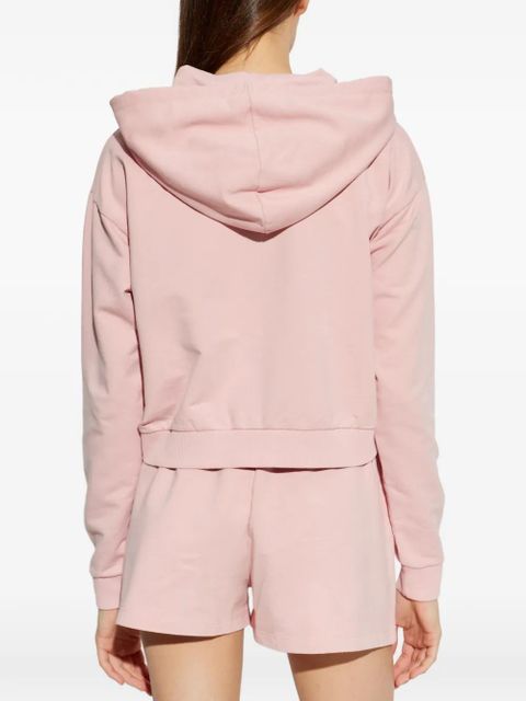 Moschino Teddy Bear zip-up hoodie - Pink