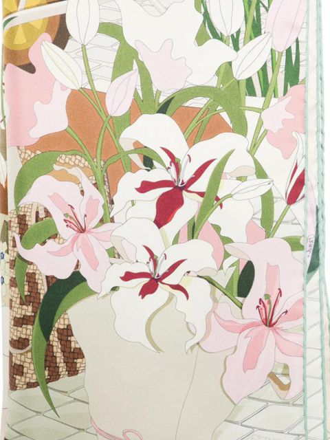 FENDI floral-print scarf - White - zdjęcie produktu nr 2