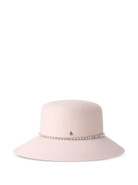 Maison Michel rhinestone-embellished hat - Pink - zdjęcie produktu nr 1