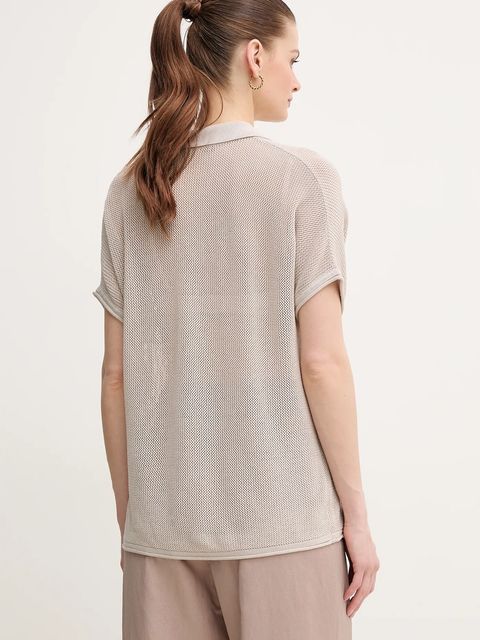 Marc Aurel sweter damskie kolor beżowy lekki 8994-8000-82052 - zdjęcie produktu nr 2