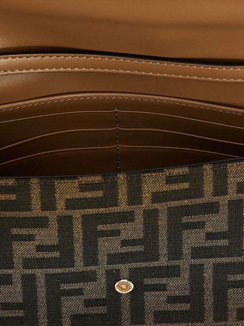 FENDI FF Baguette jacquard flap wallet - Brown - zdjęcie produktu nr 2